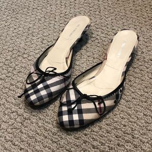 Burberry Strapless Kitten Heels